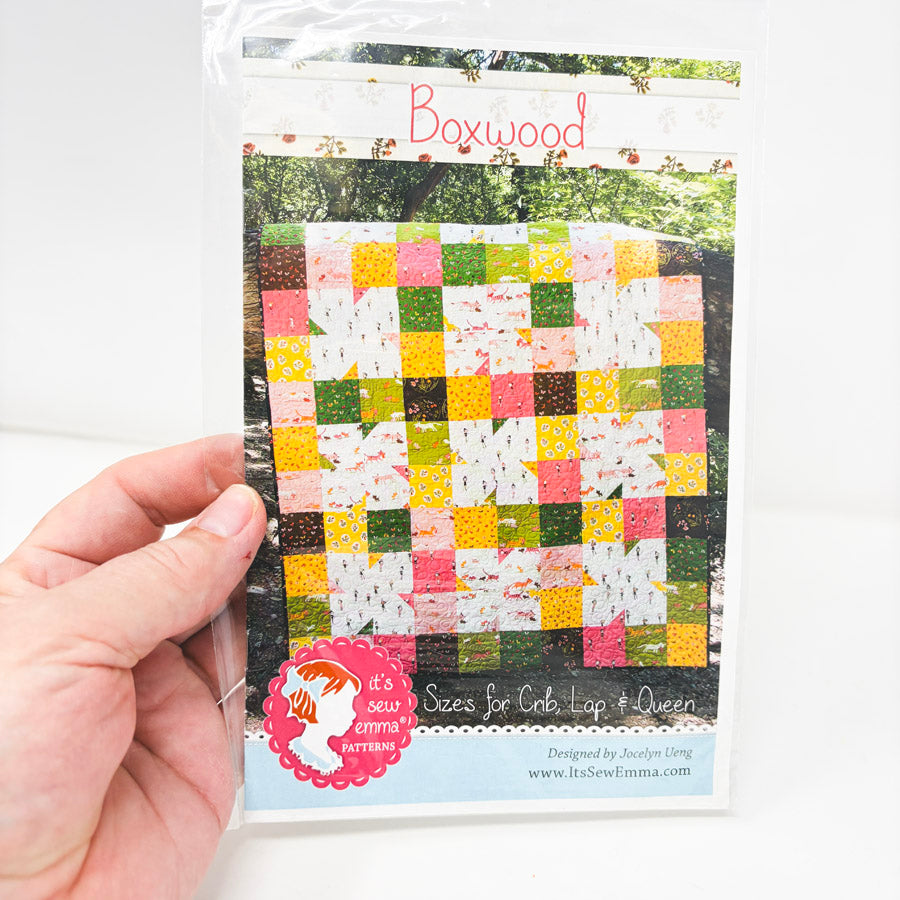 Boxwood Quilt Pattern by It's Sew Emma