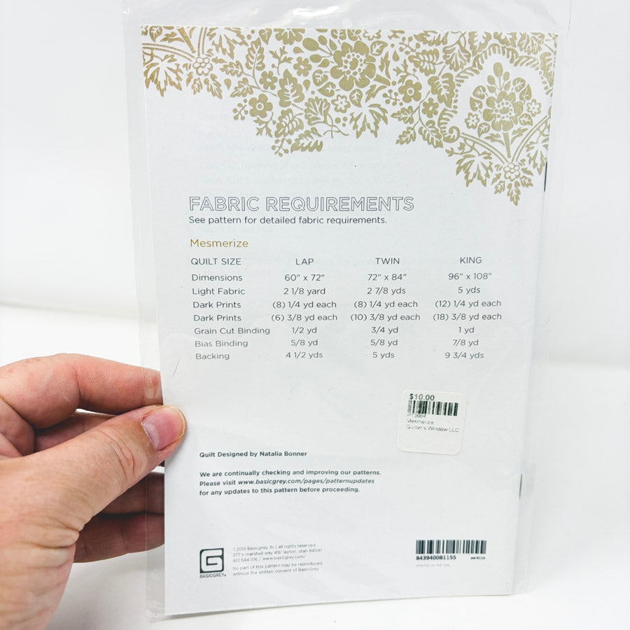 Revised Mesmerize Quilt Pattern by Basicgrey