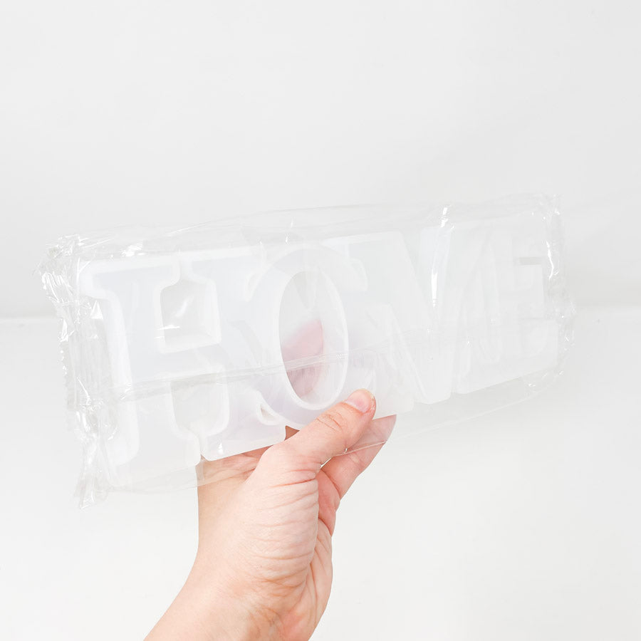 Serif Word Silicone Mold
