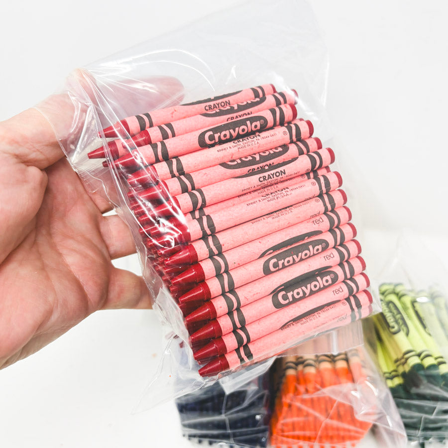Melted Crayon Art: Bulk Crayola Crayons – Single Color