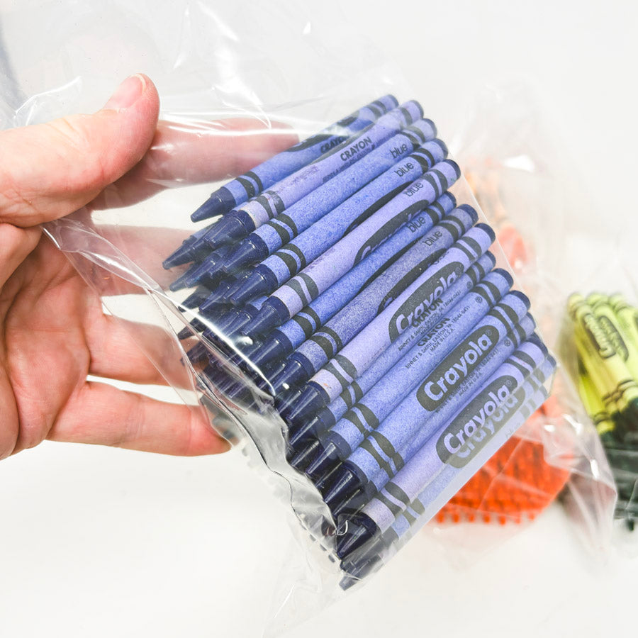 Melted Crayon Art: Bulk Crayola Crayons – Single Color