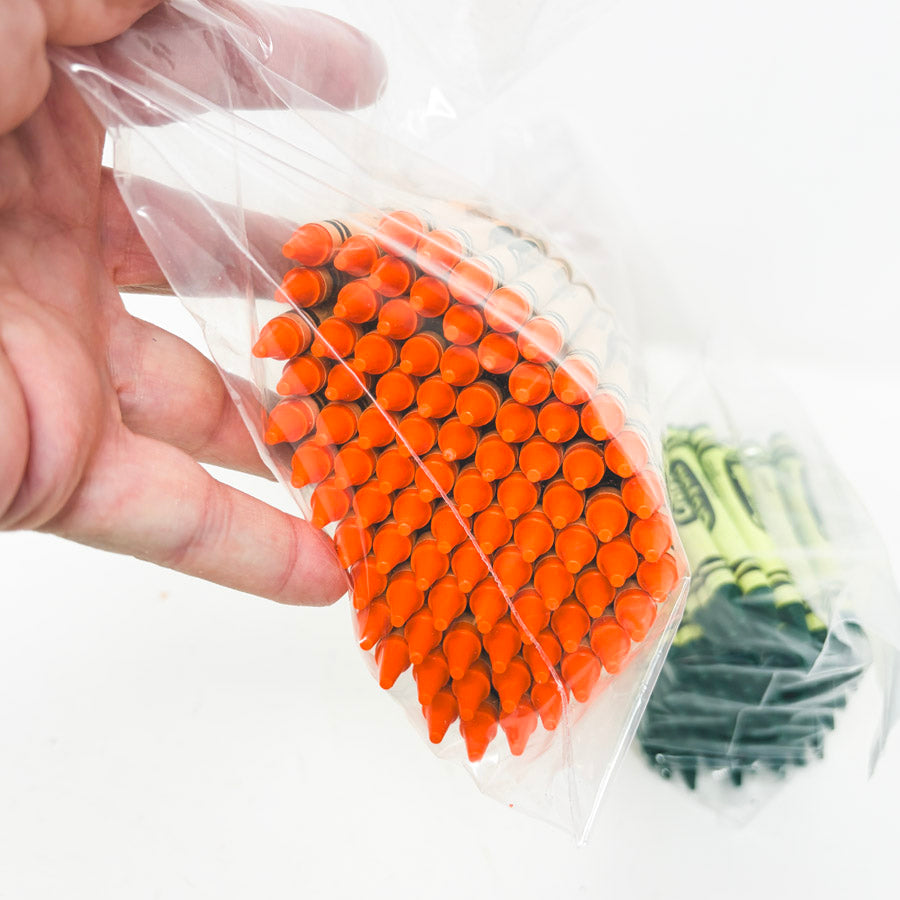 Melted Crayon Art: Bulk Crayola Crayons – Single Color