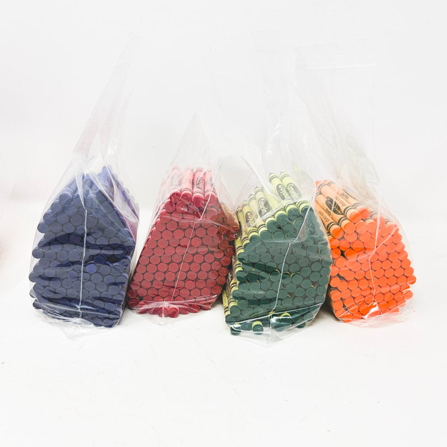Melted Crayon Art: Bulk Crayola Crayons – Single Color