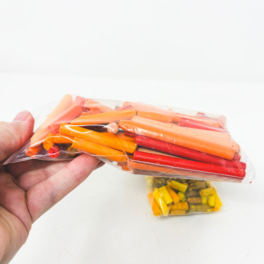 Melted Crayon Art: Small Bag Unwrapped Crayons