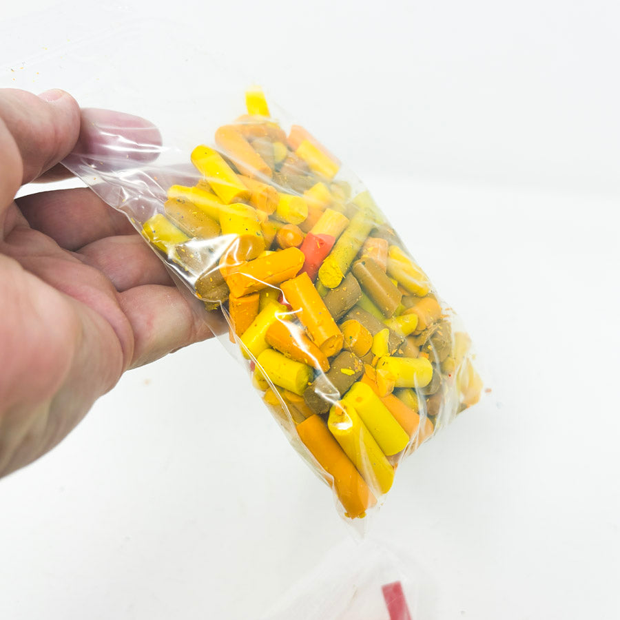 Melted Crayon Art: Small Bag Unwrapped Crayons