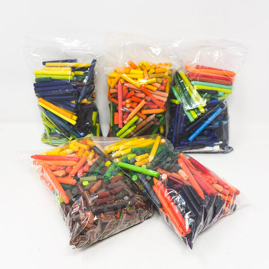 Melted Crayon Art: Deep Colors – Large Bag of Unwrapped Crayons
