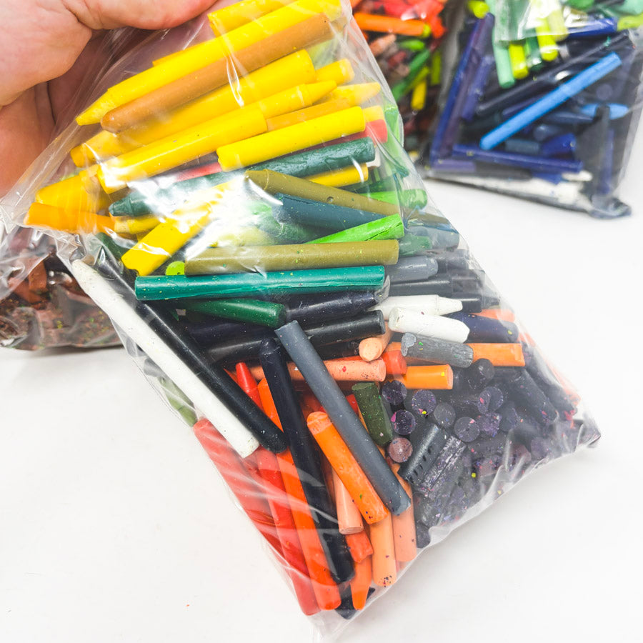 Melted Crayon Art: Deep Colors – Large Bag of Unwrapped Crayons