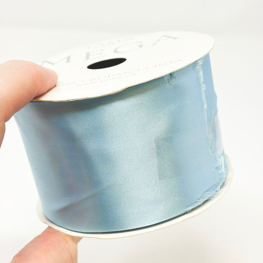 2-1/2" Mega Baby Blue Acetate Ribbon