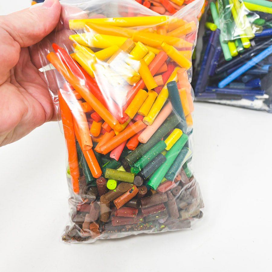 Melted Crayon Art: Deep Colors – Large Bag of Unwrapped Crayons