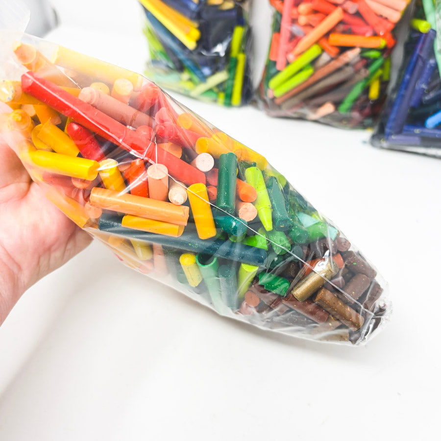 Melted Crayon Art: Deep Colors – Large Bag of Unwrapped Crayons
