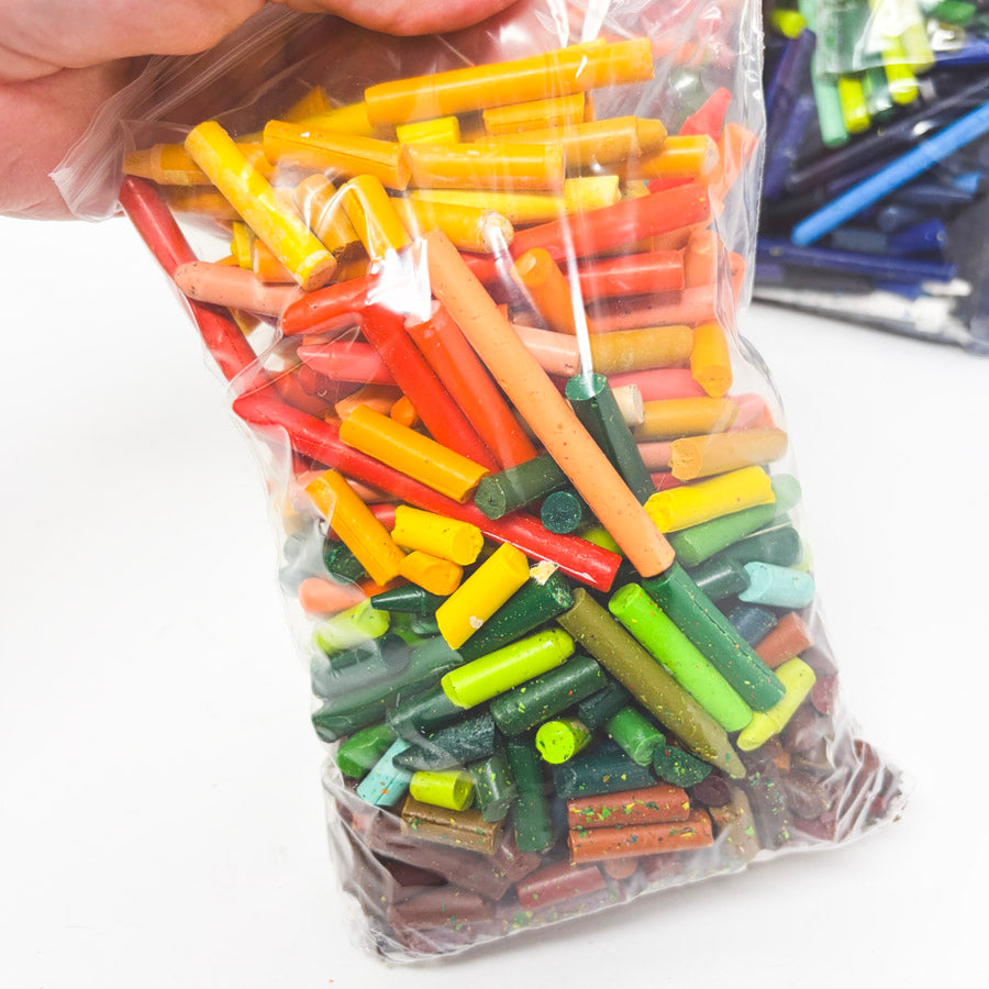 Melted Crayon Art: Deep Colors – Large Bag of Unwrapped Crayons
