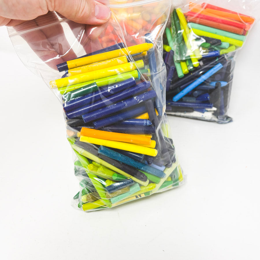Melted Crayon Art: Deep Colors – Large Bag of Unwrapped Crayons