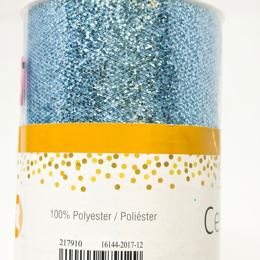 Celebrate It Blue Glitter Tulle (1)