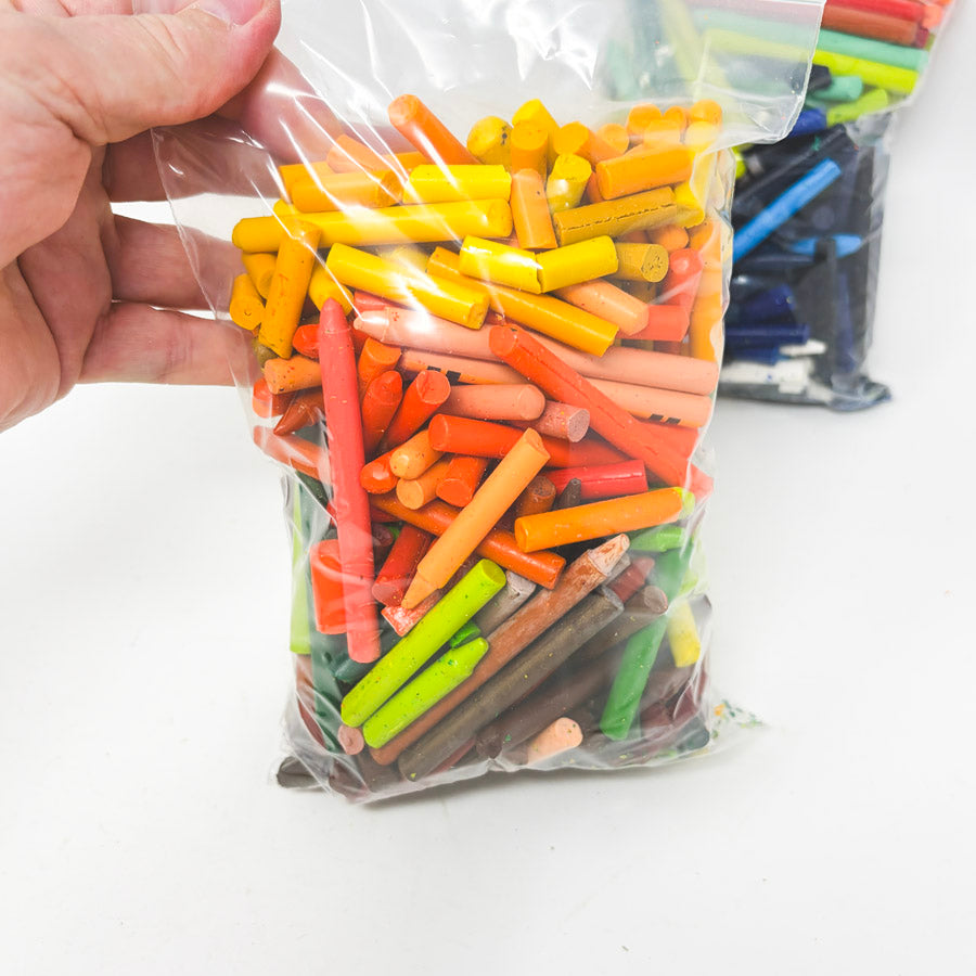 Melted Crayon Art: Deep Colors – Large Bag of Unwrapped Crayons