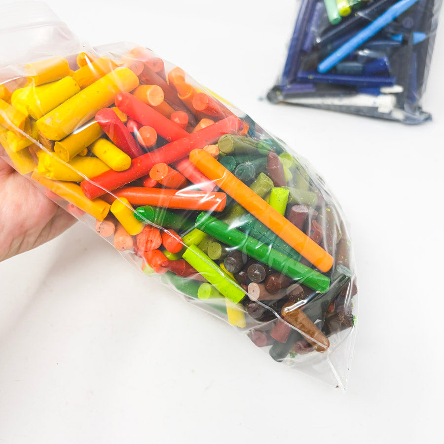 Melted Crayon Art: Deep Colors – Large Bag of Unwrapped Crayons