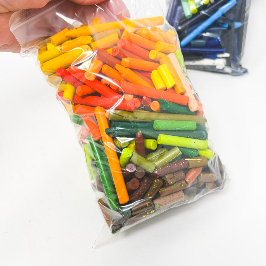 Melted Crayon Art: Deep Colors – Large Bag of Unwrapped Crayons