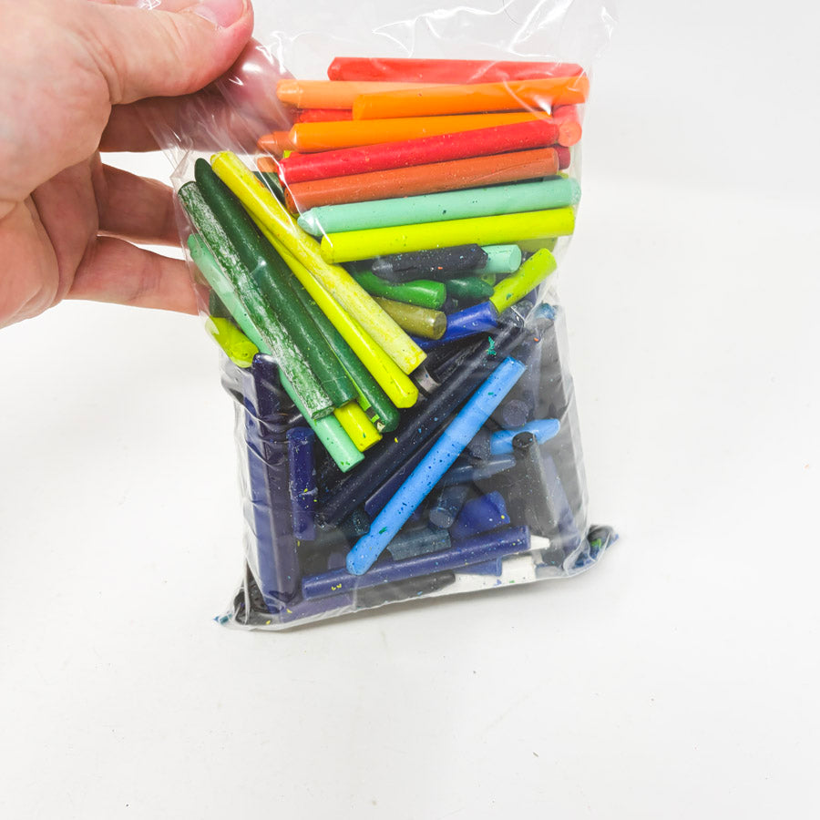 Melted Crayon Art: Deep Colors – Large Bag of Unwrapped Crayons