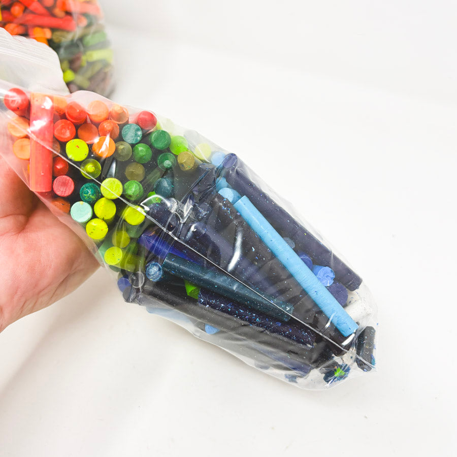 Melted Crayon Art: Deep Colors – Large Bag of Unwrapped Crayons