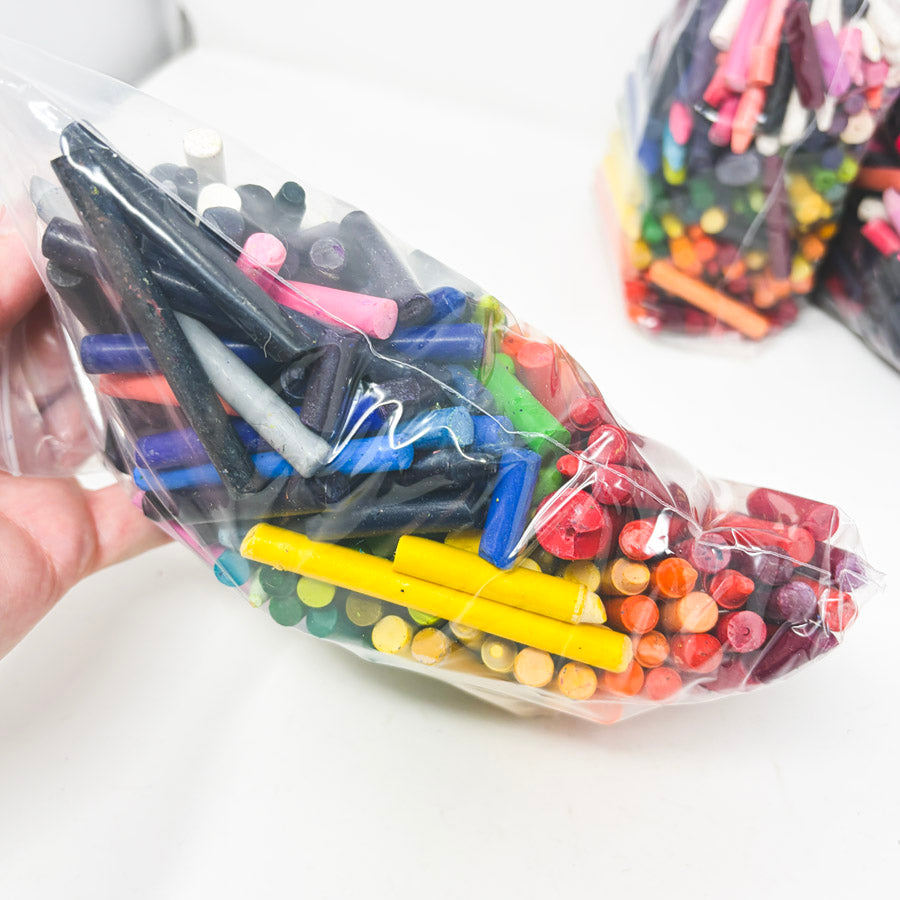 Melted Crayon Art: Bright Colors – Large Bag of Unwrapped Crayons