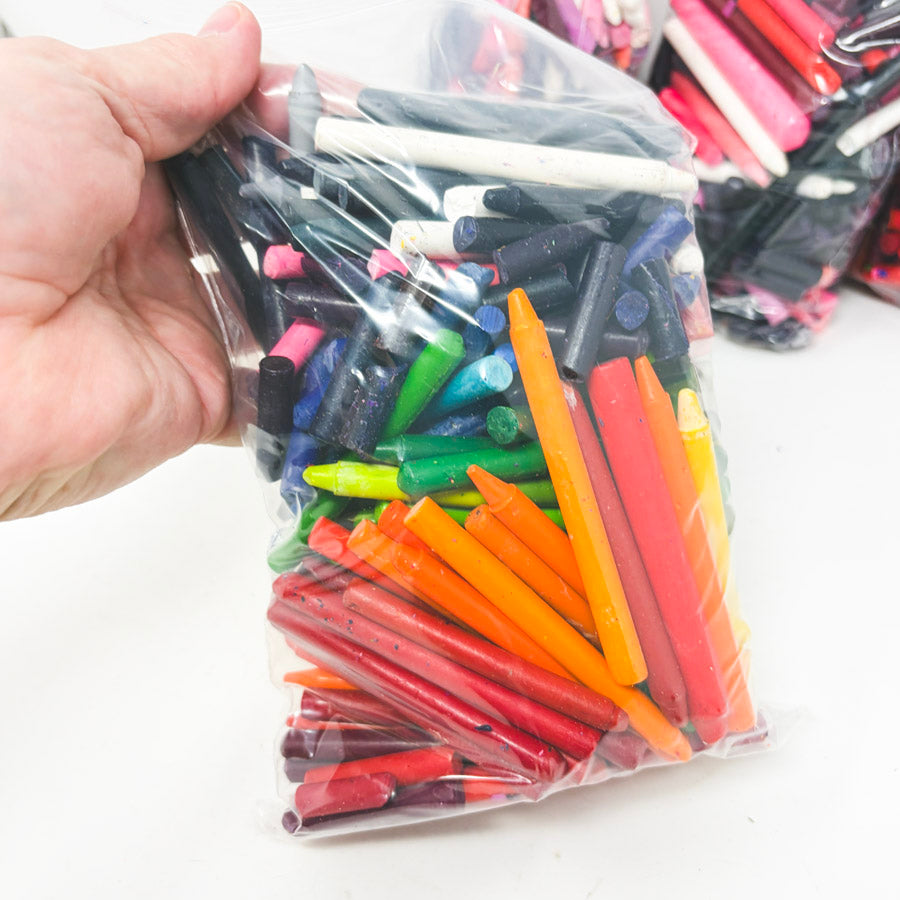Melted Crayon Art: Bright Colors – Large Bag of Unwrapped Crayons