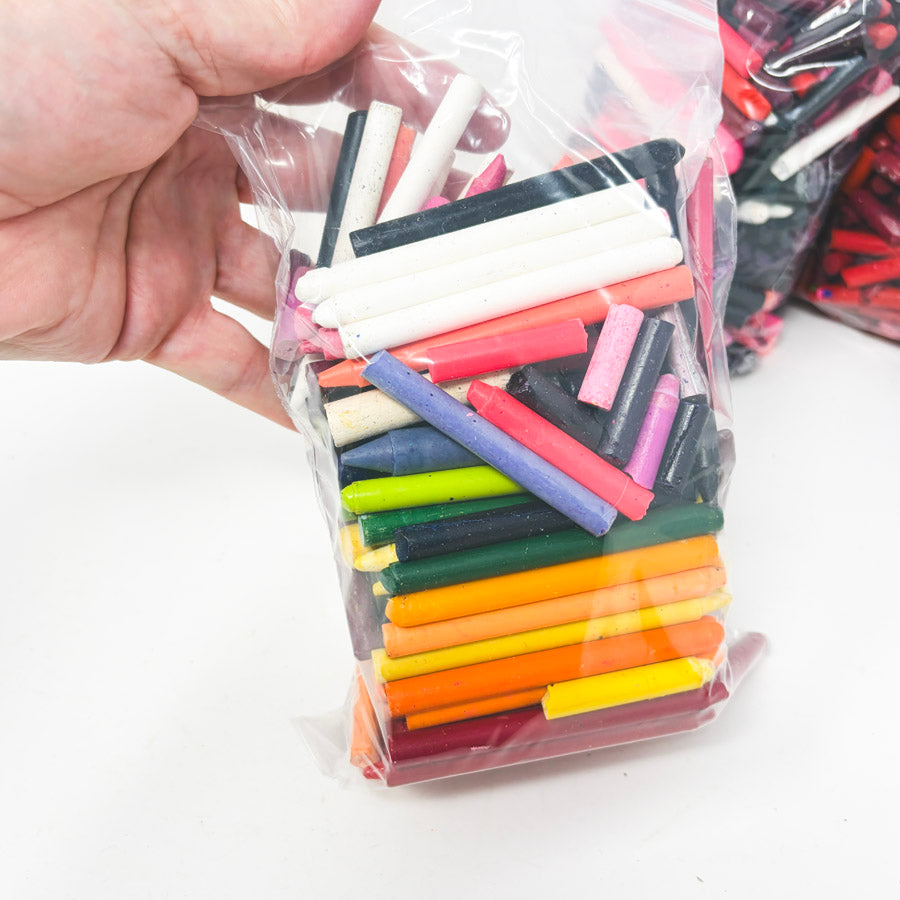 Melted Crayon Art: Bright Colors – Large Bag of Unwrapped Crayons