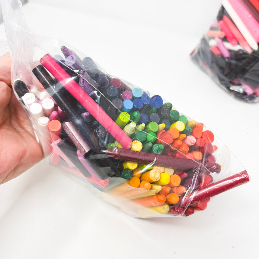 Melted Crayon Art: Bright Colors – Large Bag of Unwrapped Crayons
