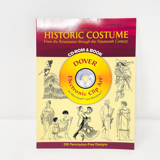 Renaissance to 19th Century - Historic Costume Dover Clip Art Book & CD