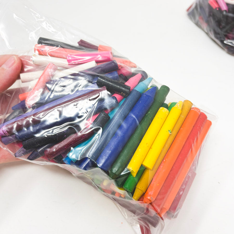Melted Crayon Art: Bright Colors – Large Bag of Unwrapped Crayons
