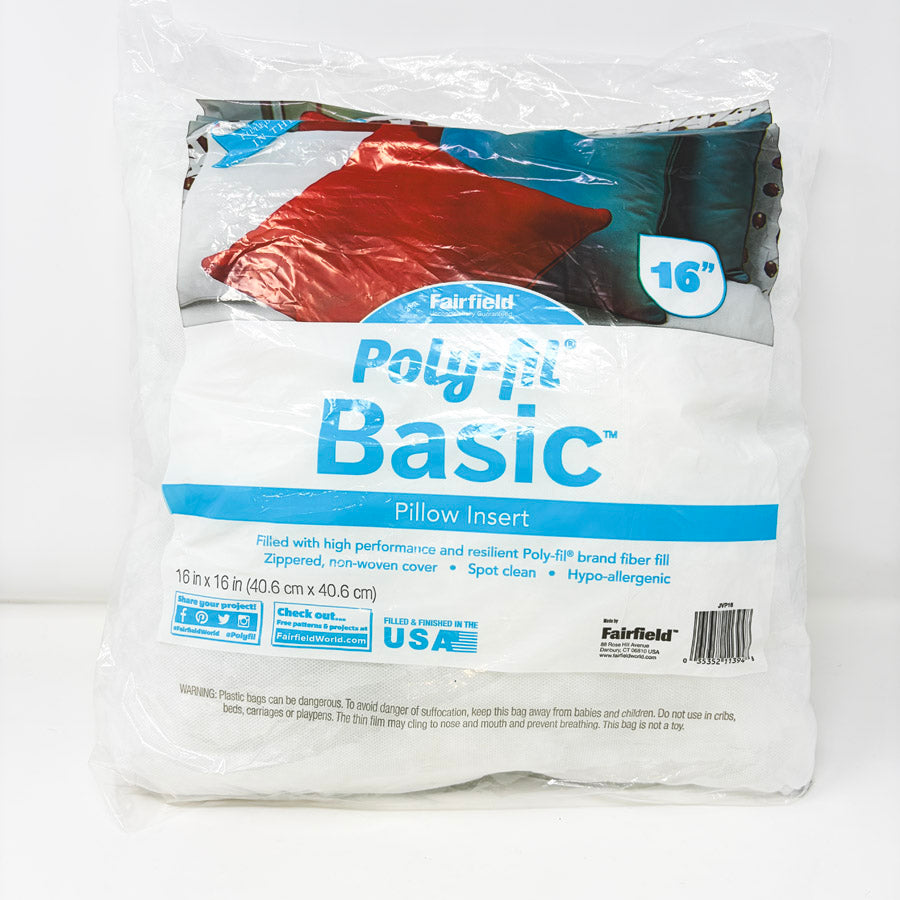Poly-Fil Pillow Form 16" Square (1)