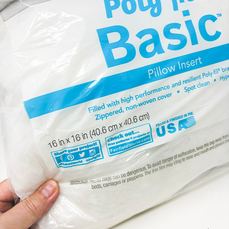Poly-Fil Pillow Form 16" Square (1)