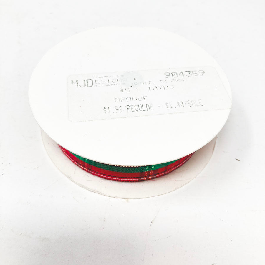 MJD Designs Brogue Ribbon 1"