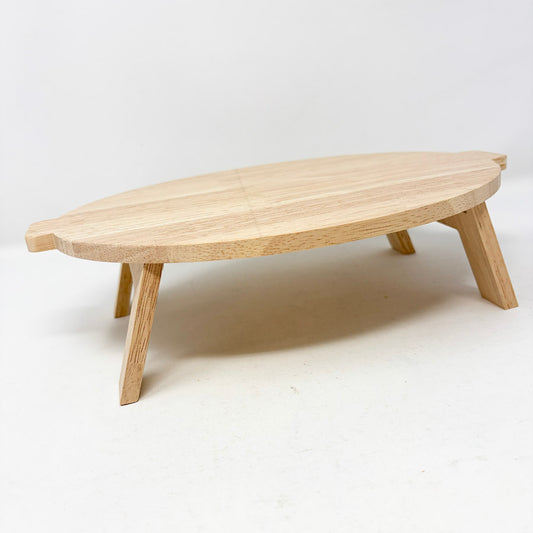 Wood Tray with Folding Legs