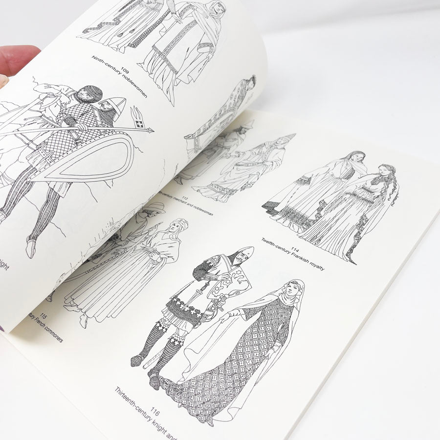 Ancient Times to Renaissance - Historic Costume Dover Clip Art Book & CD