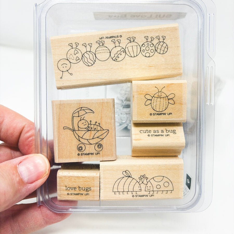 Small Wood Back Rubber Stamp Sets by Stampin' Up!