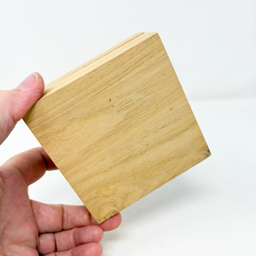 Square Wood Box