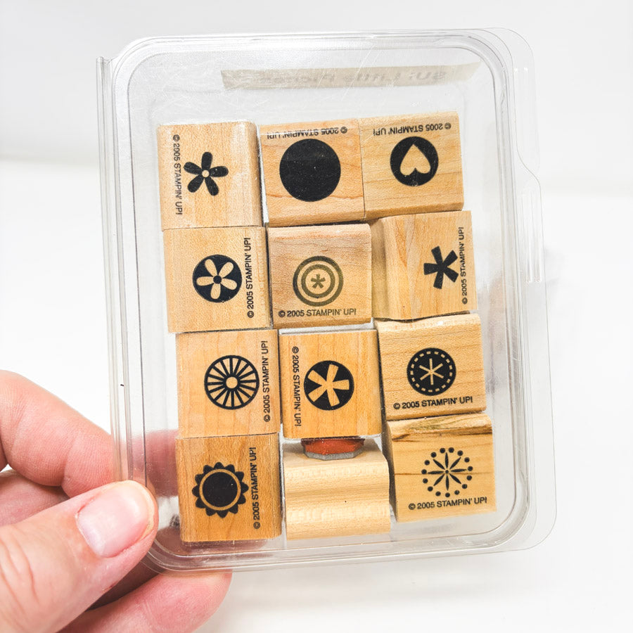 Small Wood Back Rubber Stamp Sets by Stampin' Up!
