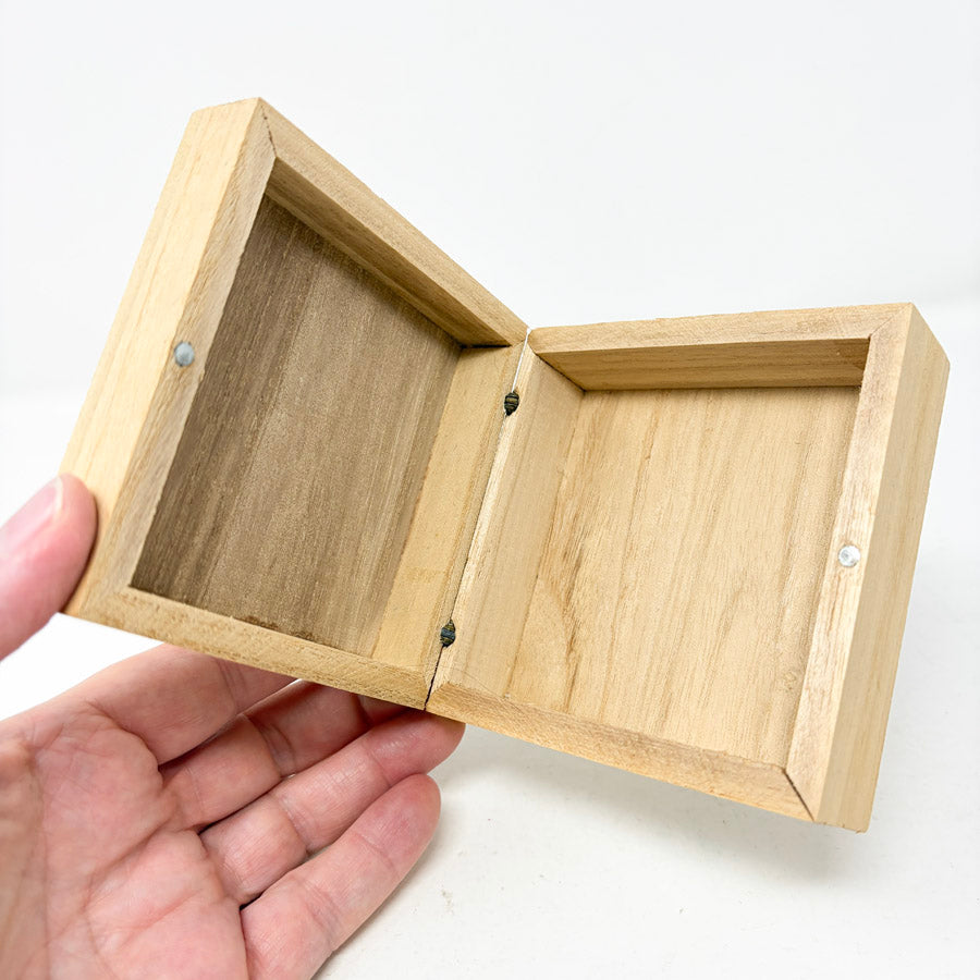 Square Wood Box