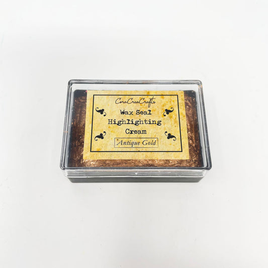 Antique Gold Wax Seal Highlighting Cream