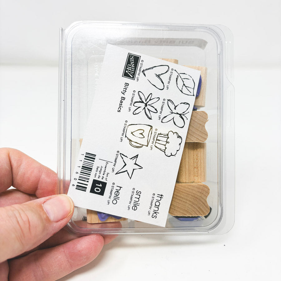 Small Wood Back Rubber Stamp Sets by Stampin' Up!