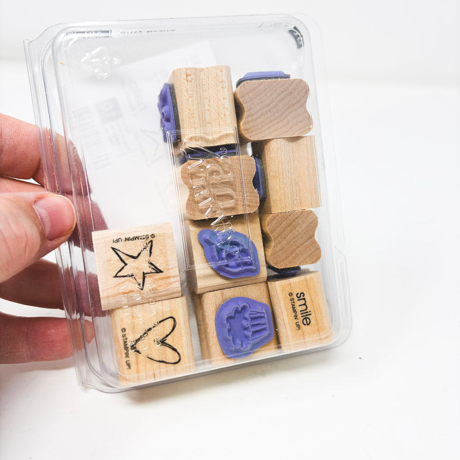Small Wood Back Rubber Stamp Sets by Stampin' Up!