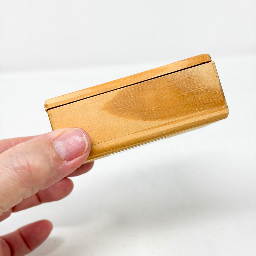 Small Darice Smooth Corner Wood Box