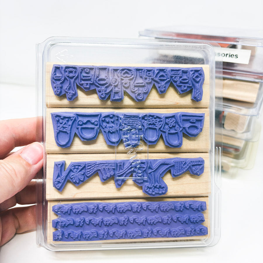 Medium Wood Back Rubber Stamp Sets by Stampin' Up!