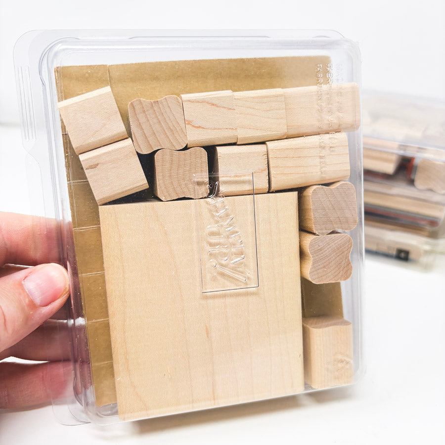 Medium Wood Back Rubber Stamp Sets by Stampin' Up!