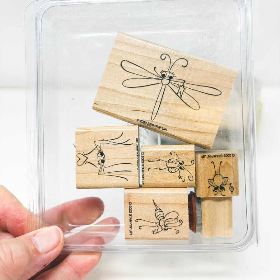 Medium Wood Back Rubber Stamp Sets by Stampin' Up!