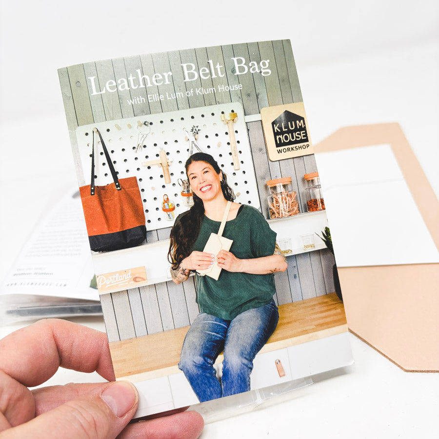 Klum House Workshop Leather Belt Bag Kit