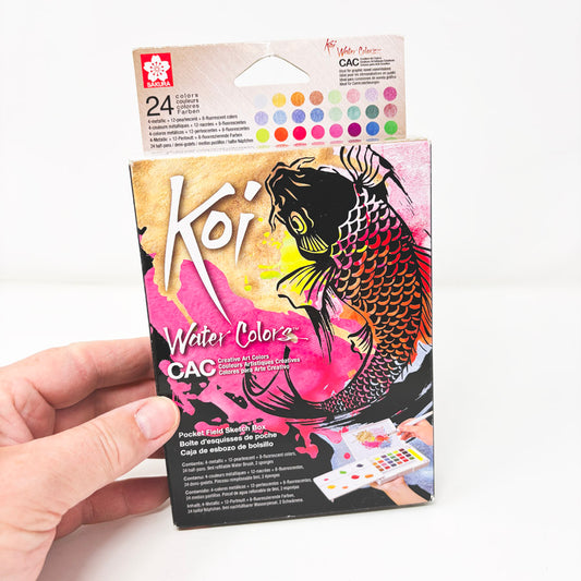 Sakura Koi Water Colors Pocket Field Sketch Box - CAC Colors