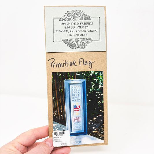 Primitive Flag - Ewe & Eye & Friends Cross Stitch Pattern