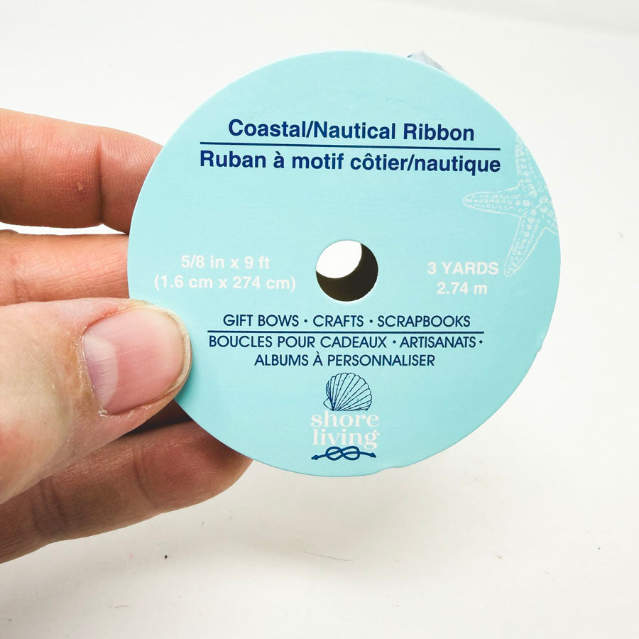 5/8" Shore Living Ribbon