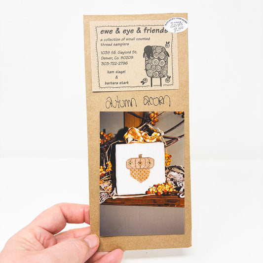 Autumn Acorn - Ewe & Eye & Friends Cross Stitch Pattern