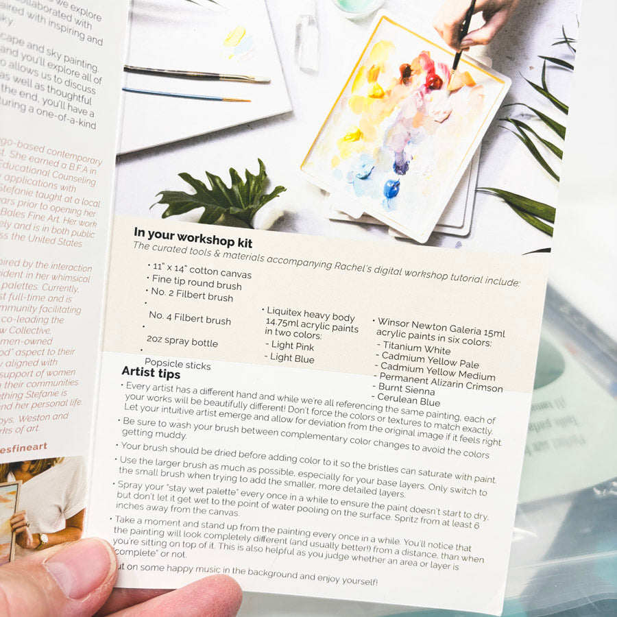 Painting the Sky – How To Acrylic Paint Kit